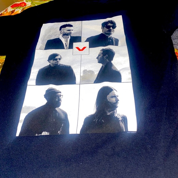 Other - Maroon 5 2021 Concert Tour T-Shirt Size M Black Double Sided Ultra-Cotton
